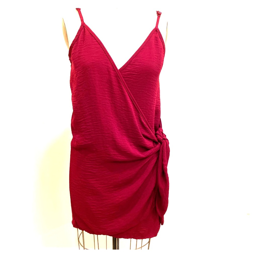 Wrap dress.